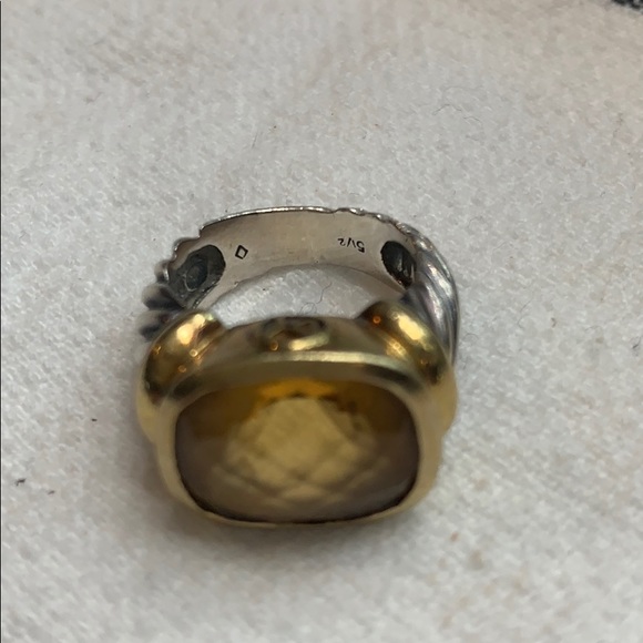 David Yurman!! Citrine ring size 6 - Picture 2 of 5